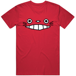 Anime Cat Face My Neighbor Totoro Vintage Unisex Classic T Shirt