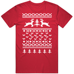 New Ugly Christmas Sweater Party Men Women Rudolf Vintage Unisex Classic T Shirt
