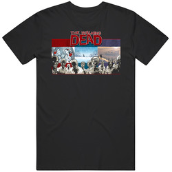 The Walking Dead Comic Horror Zombies Black Vintage Unisex Classic T Shirt