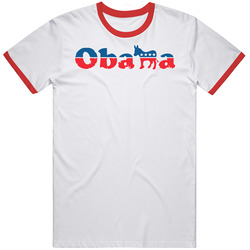 Obama Donk Red Ringer Vintage Unisex Classic T Shirt