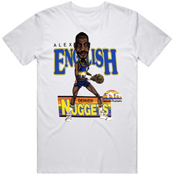 Alex English Retro Basketball Caricature Vintage Unisex Classic T Shirt