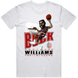 Buck Williams Portland Basketball Caricature Vintage Unisex Classic T Shirt