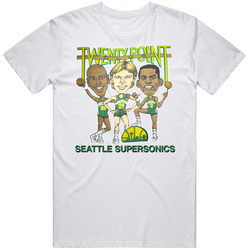 Tom Chambers Seattle Retro Basketball Caricature Vintage Unisex Classic T Shirt