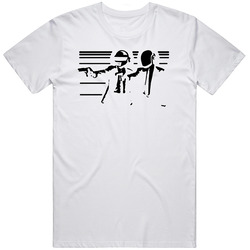 New Daft Punk Pulp Fiction Music Retro White Vintage Unisex Classic T Shirt