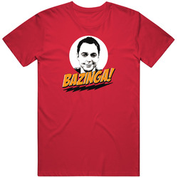 Bazinga Big Bang Theory-sheldon's Face 2 Vintage Unisex Classic T Shirt