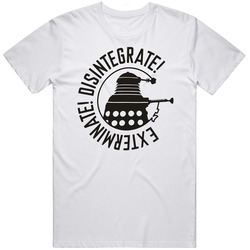 Man T-Shirt Disintegrate Dalek Dr Doctor Who S-XXL Vintage Unisex Classic T Shirt
