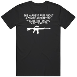 Zombie Apocalypse Ar 15 New Cod Outbreak Rifle Vintage Unisex Classic T Shirt
