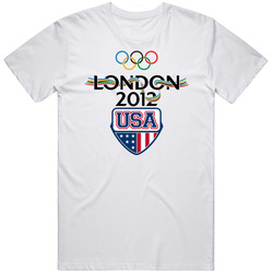 London 2012 Usa Team White Vintage Unisex Classic T Shirt