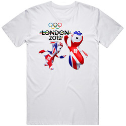 London 2012 Mascots White Vintage Unisex Classic T Shirt