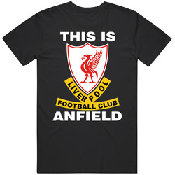 Anfield Black Unisex Classic T Shirt