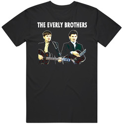 Music Rock Country 50s 60s Songwriters Duo The Everly Brothers Phil Don Unisex Classic T Shirt