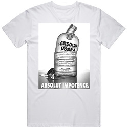 Funny Food Absolut Vodka Absolut Impotence Unisex Classic T Shirt