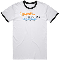 Youcan2 Black Ringer Unisex Classic T Shirt