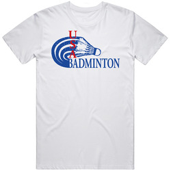 Usa American Badminton Unisex Classic T Shirt