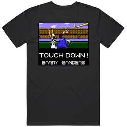 Tecmo Bowl Barry Sanders Video Game Unisex Classic T Shirt Tecmo Bowl Barry Sanders Video Game Unisex Classic T Shirt