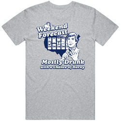 Weekly Forecast Funny Drunk Unisex Classic T Shirt