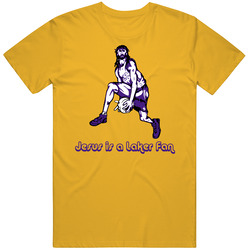 Jesus Is A Laker Fan Los Angeles La Kobe Unisex Classic T Shirt