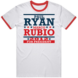 Paul Ryan Marco Rubio The Ticket For 2012 Unisex Classic T Shirt