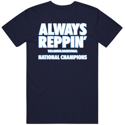 Villanova College Basketball Always Reppin National Champions Bench Unisex Classic T Shirt
