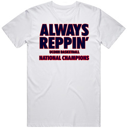Uconn College Basketball Always Reppin National Champions Bench Unisex Classic T Shirt