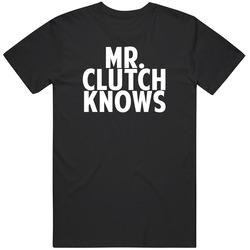 Mr. Clutch Jerry West Knows Parody Basketball Nickname Unisex Classic T Shirt