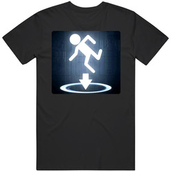 Portal 2 Logo Unisex Classic T Shirt Portal 2 Logo Unisex Classic T Shirt