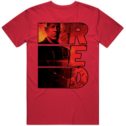 Red Bruce Willis Action Movie Unisex Classic T Shirt