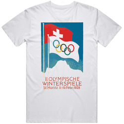 Switzerland 1928 Winter Olympics Unisex Classic T Shirt