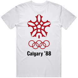 Calgary Olympics Logo 1988 Unisex Classic T Shirt