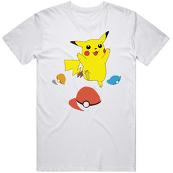 Pikachu Pokemon Cartoon Unisex Classic T Shirt