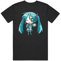 Hatsune Miku Black Unisex Classic T Shirt