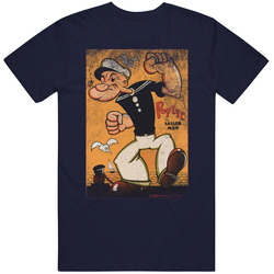 Popeye Merch Classic Cotton T Shirt