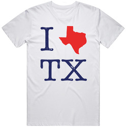 I Love Tx Merch Classic Cotton T Shirt