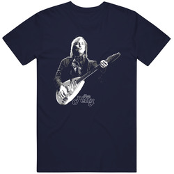 Tom Petty Merch Classic Cotton T Shirt