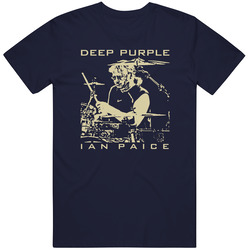 Ian Paice Deep Purple Merch Classic Cotton T Shirt