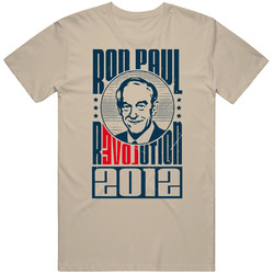 Republican 2012 Ron Paul President Revolution Merch Classic Cotton T Shirt