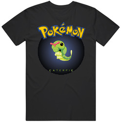 Caterpie Anime Pokemon Merch Classic Cotton T Shirt