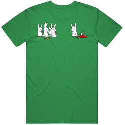 Bunnies Not A Vegeterian Funny Merch Classic Cotton T Shirt