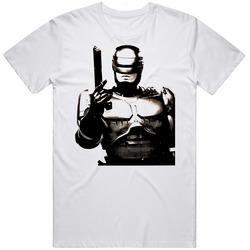 Robocop 80s Action Movie Merch Classic Cotton T Shirt