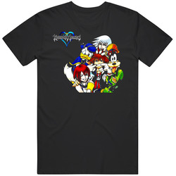 Kingdom Hearts Video Game Merch Classic Cotton T Shirt Kingdom Hearts Video Game Merch Classic Cotton T Shirt