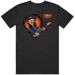 Stevie Ray Vaughan Guitar Legend Merch Classic Cotton T Shirt