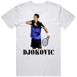 Novak Djokovic Tennis Merch Classic Cotton T Shirt