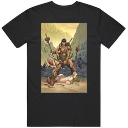 Conan The Barbarian Howard Fantasy Merch Classic Cotton T Shirt