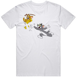 Tom And Jerry Show Cartoon Merch Classic Cotton T Shirt