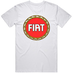 Fiat White Merch Classic Cotton T Shirt