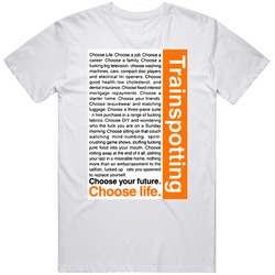 Trainspotting Choose Life JOE Merch Classic Cotton T Shirt