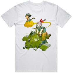 Anime Manga Dragon Ball Retro Goku Bulma Merch Classic Cotton T Shirt