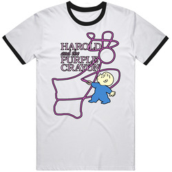 Harold Purple Crayon Children's Book Title Merch Classic Cotton T Shirt