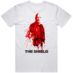 The Shield Tv Show White Merch Classic Cotton T Shirt