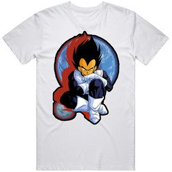 Dragon Ball Z Vegeta And The Moon Merch Classic Cotton T Shirt